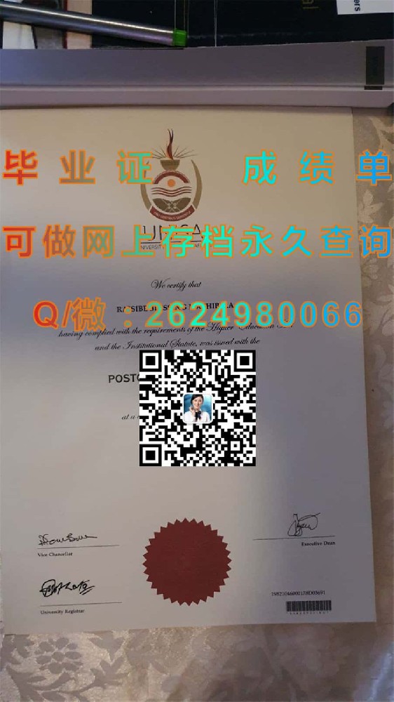 南非大学毕业证文凭样本University of South Africa毕业证模版|diploma参考|学位证|Transcript图片|文凭样本）