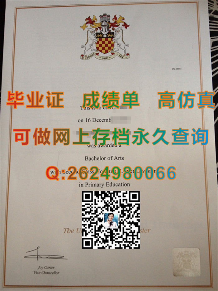 温彻斯特大学毕业证、文凭、成绩单、学位证书样本|定制英国文凭|英国学历购买|University of Winchester毕业证）