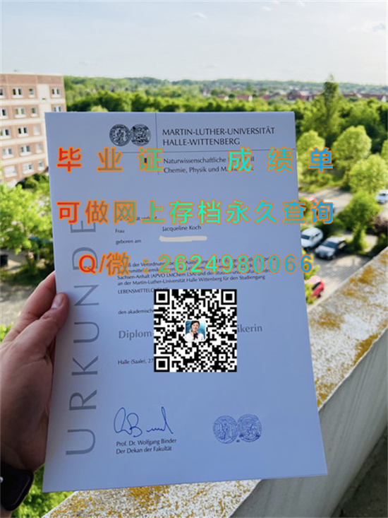 哈勒-维腾贝格大学毕业证样本|Martin-Luther-Universität Halle-Wittenberg文凭|Uni Halle成绩单|MLU毕业证）