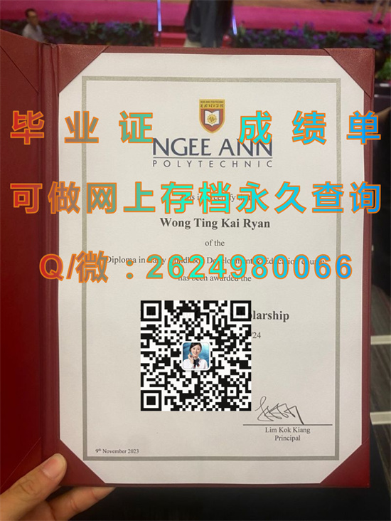 新加坡义安理工学院文凭外壳样本|Ngee Ann Polytechnic diploma|新加坡NP毕业证定制）