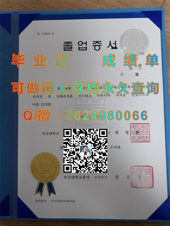 韩国釜山大学毕业证、文凭、成绩单、学位证书外壳样本|Pusan National University|（부산대、PNU））