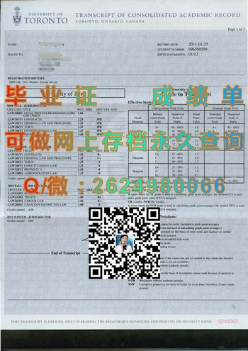 加拿大多伦多大学毕业证深度解析：掌握就业机会的关键技巧！）